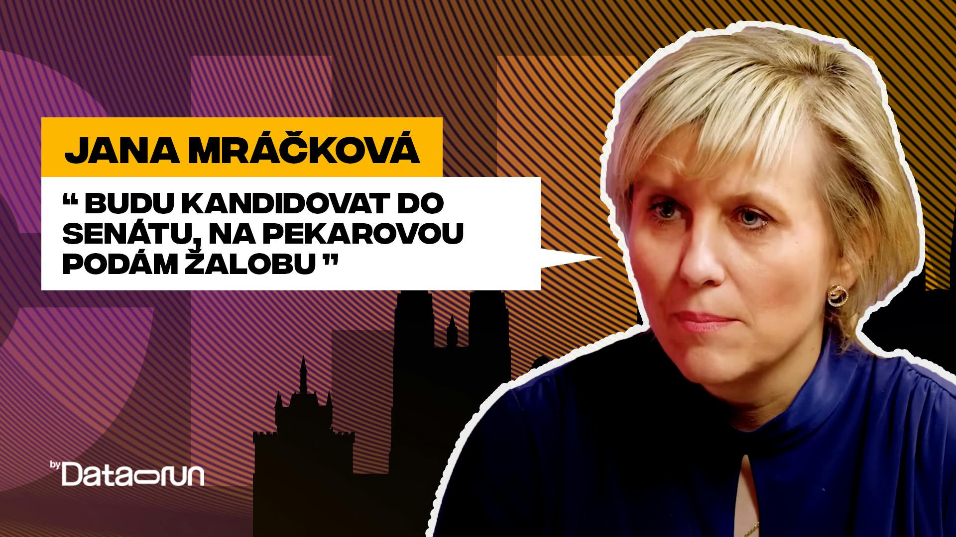 Preview of Mračková Vildumetzová: Budu kandidovat do Senátu, na Pekarovou podám žalobu